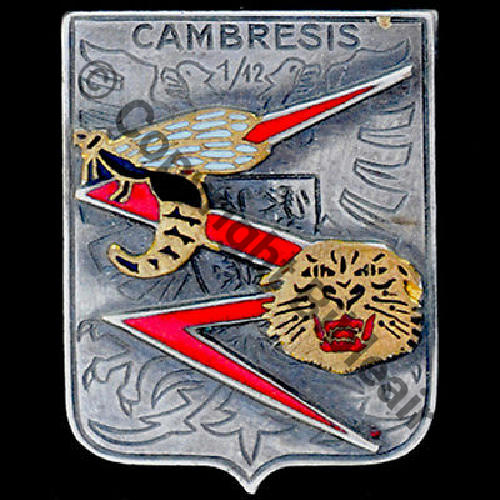 CAMBRESIS A0529 EC.1.12 CAMBRESIS CAMBRAI  AB.P SM Bol poinconne Dos lisse irreg Embouti Src.graphyx66 391Eur(x3) 